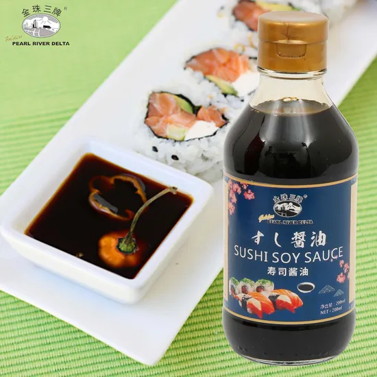 일본 요리 및 사시미에 적합한 OEM 200ml 스시 간장